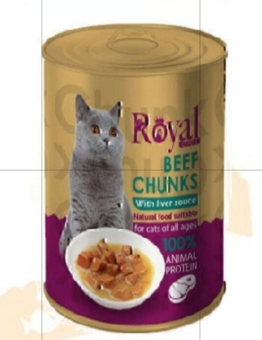 کنسرو گربه چانک گوشت۴۰۰گرمی
